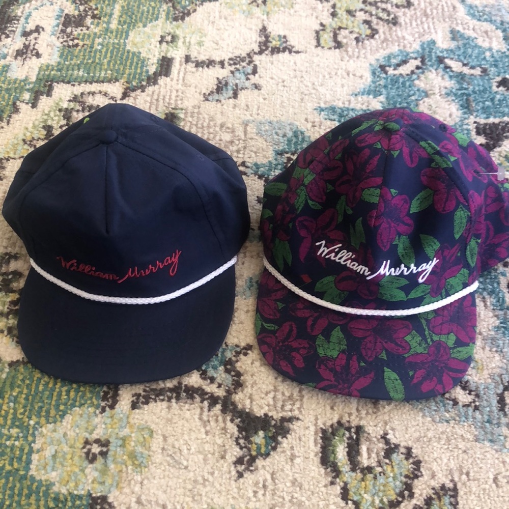 Set of Two Golf Hats William Murray